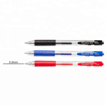 Fashion Office Supply 0.5mm Retractable Stationery Black Gel-ink Pen